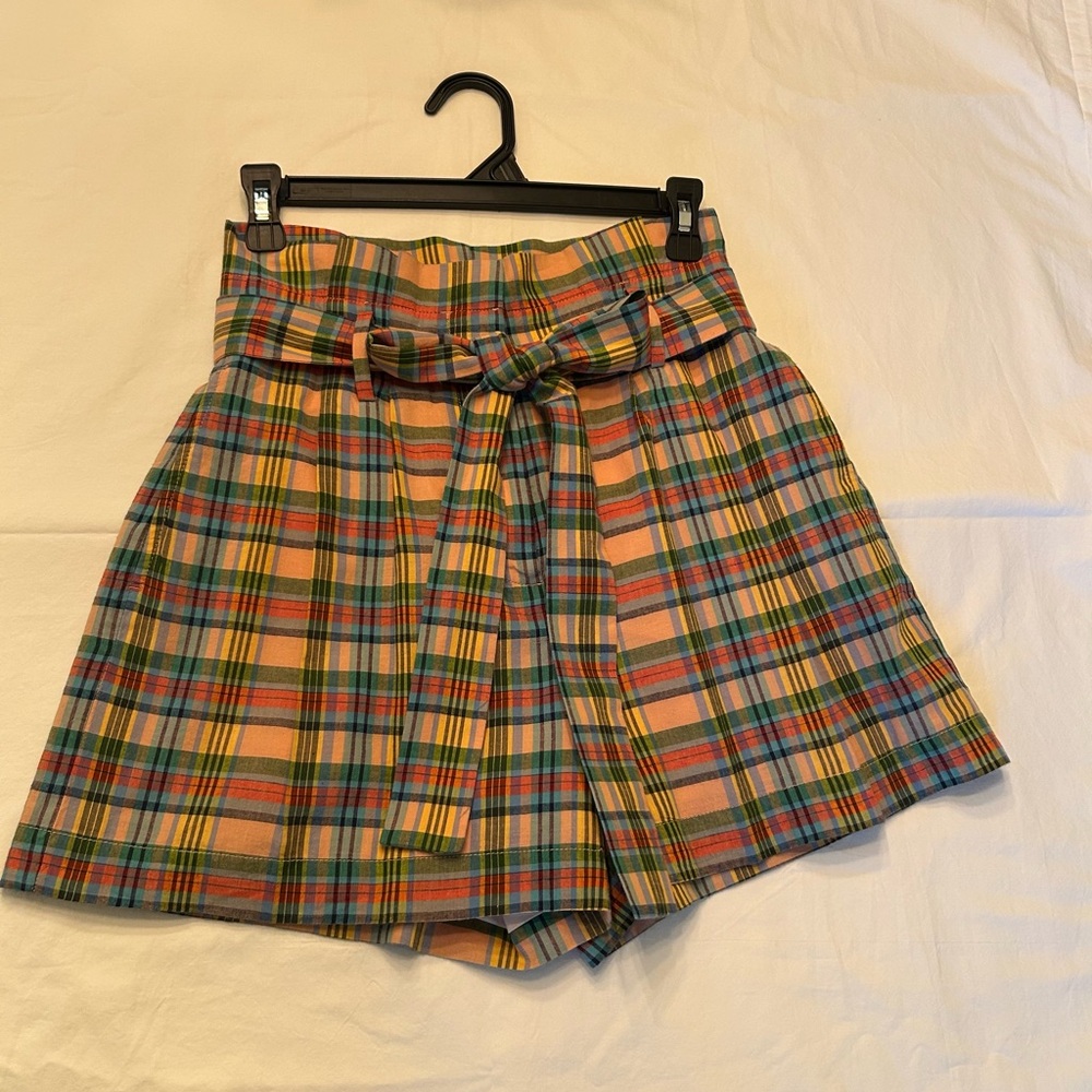 J. Crew Multicolor Plaid Shorts